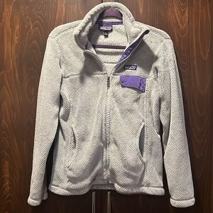 Patagonia Womens Re-Tool Full Zip Gray Jacket Size S